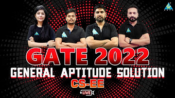 GATE 2022 General Aptitude Solution