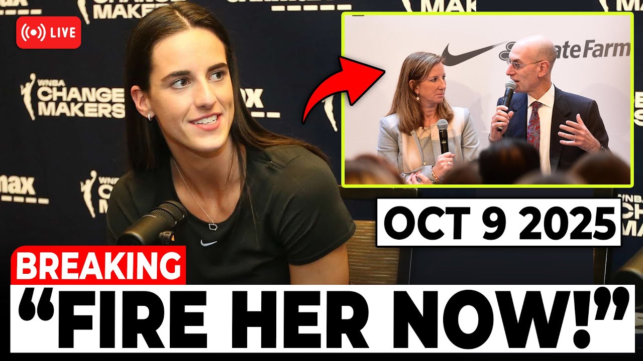 Caitlin Clark FORCES Adam Silver TO FIRE WNBA Commissioner - THIS IS HUGE!