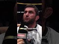 Трогательная речь и серьезное заявление после победы от #спорт #ufc #юфс #шортс #кавказ #дагестан