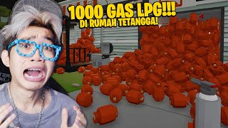 BAR BAR LEDAKIN 100,000 GAS LPG KE RUMAH TETANGGA SUPER GALAK!!! RATA SEMUA, SEMUA WARGA PANIK WKWKW