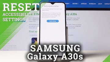 How to Restore Availability Config in SAMSUNG Galaxy A30s – Reset Accessibility