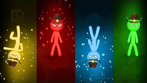 Stickman Party 1234 Player - Gameplay Walkthrough Part 2 - Tournament Mode (iOS, Android)