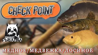 CHECK POINT - ОЗЕРО МЕДНОЕ / ОЗЕРО МЕДВЕЖЬЕ / ОЗЕРО ЛОСИНОЕ - РУССКАЯ РЫБАЛКА 4