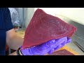 Luxury bluefin tuna slicing otoro  akami  the ultimate sushi experience