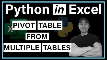 Python in Excel - How to Create Pivot Table from Multiple Excel Tables Using Pandas (QUICK & EASY!)