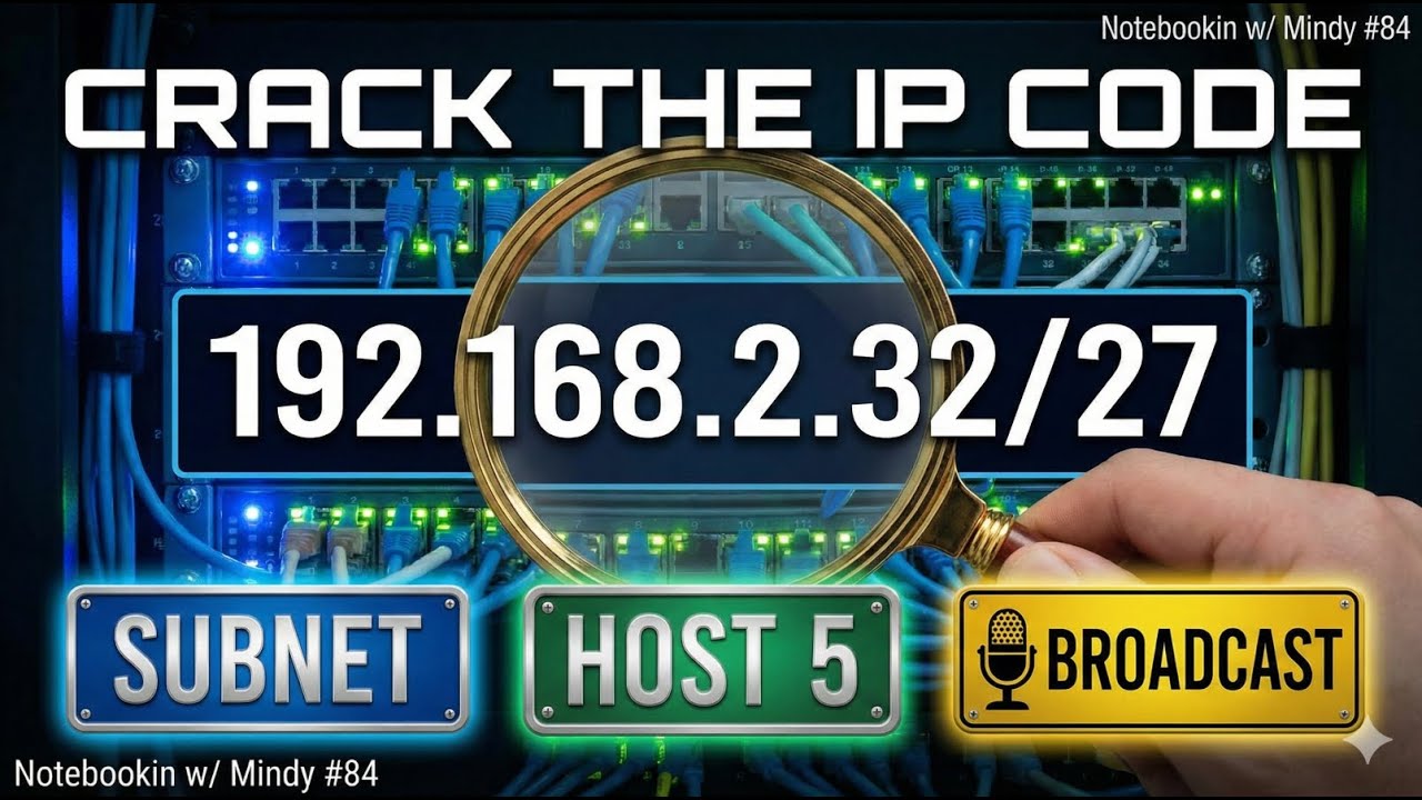 Notebookin w/ Mindy #84 (The IP Address Puzzle)