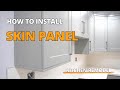 How To Install Skin Panels On Kitchen Cabinets