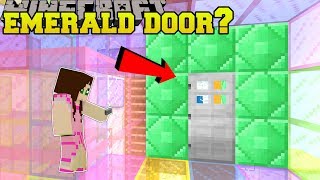 Minecraft: CAN WE OPEN THE SECRET EMERALD DOOR?!? - RAINBOW SPHERES - Custom Map