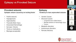 UW Project ECHO (PEC): Differential Diagnosis and Management of Pediatric Seizures