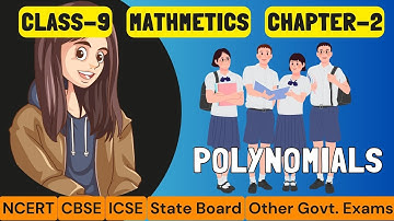 Polynomials| 2023-24 |Class 9 Maths Ch-2| Animated Conceptual Video | NCERT | CBSE | ICSE Boards