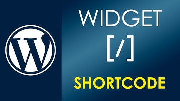 Bloque SHORTCODE WIDGETS en Wordpress