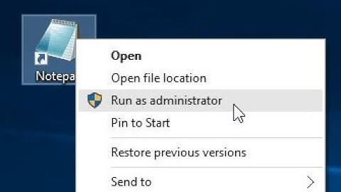TIA-Technical Infra Admin | How To Make Application runas Administrator on standard user