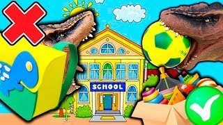 Dino Bagunça Em O Dinossauro Que Não Gostava de Ir a Escola