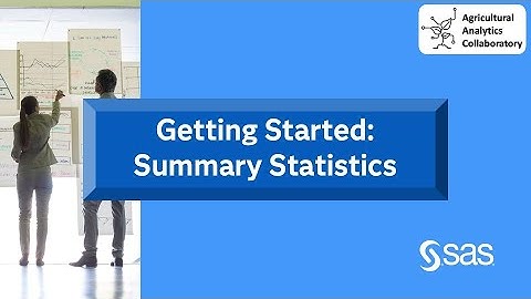 Summary Statistics in SAS Viya
