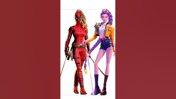 Rumi and Lady deadpool Mashup #kpopdemonhunters #deadpool3 #digitalart