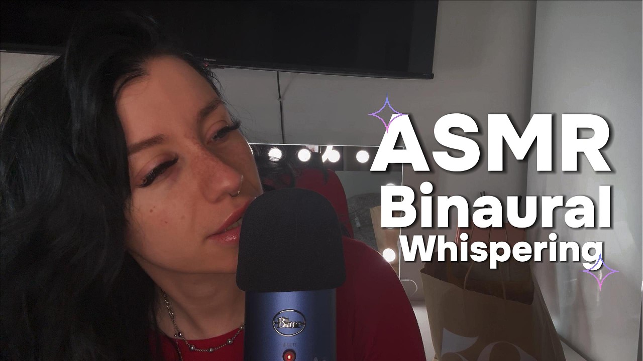 ASMR binaural whispering | la tua ansia scompare |