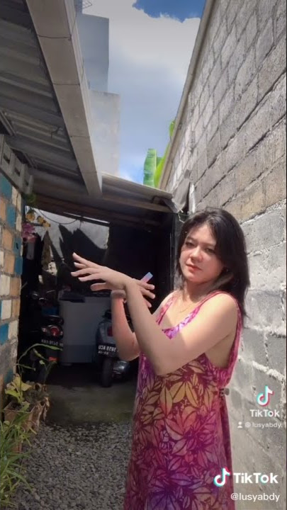 part2 di samping ruma pakia daster 🍑 #nobra