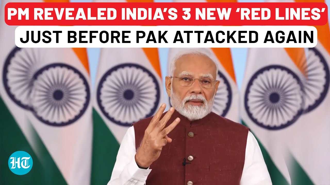 PM Modi Declares 3 New ‘Red Lines’ After Op Sindoor, Tells Pakistan ‘No More Nuclear Blackmail’