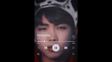 BTS spring day a healing video and song😌💜..
