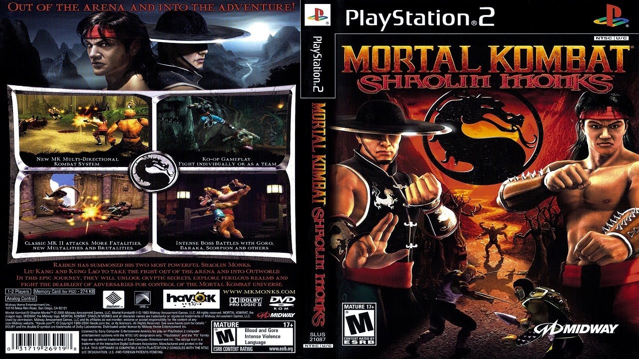 Guia dos Games BR: Mortal Kombat: Shaolin Monks - Playstation 2