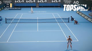 Top Spin 2K25 - Maria Sharapova Vs Steffi Graf - HYPER TIE BREAK - Australian Open (PS5)