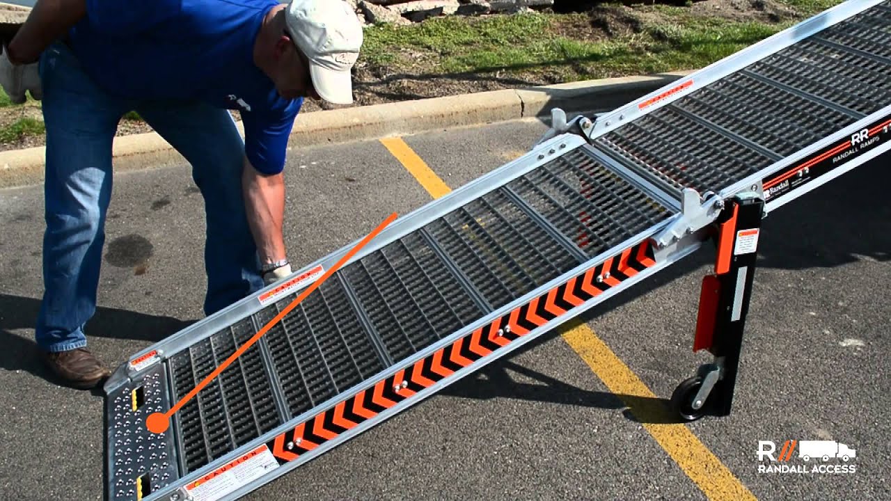 Folding Ramp Key Features Randall Manufacturing YouTube