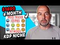A 1400 a month kdp niche with free keywords and interior