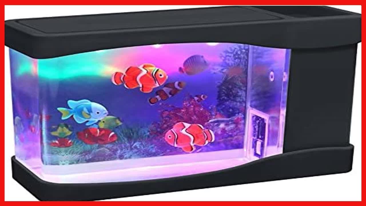 Lightahead® Artificial Mini Aquarium A Sensory Multi Colored LED ...