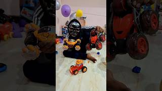 Can This Orange Tractor PULL This Monster Truck? 🚜 💥
