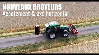 Je présente mes NOUVEAUX BROYEURS à Axe Horizontal & Accotement + Valtra T131