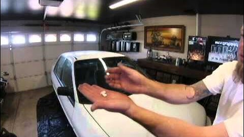 How to break glass with a fragment of a spark plug (Part 2)