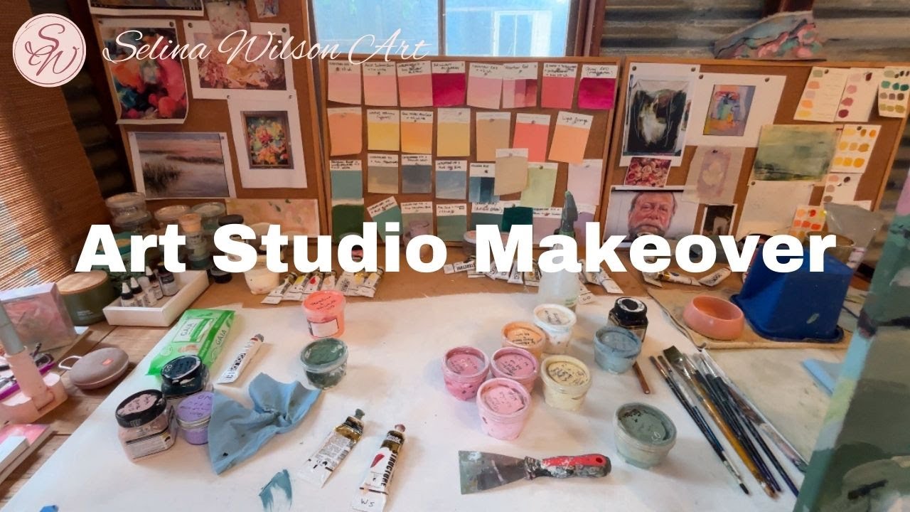 My Art Studio Transformation. Art Vlog - YouTube