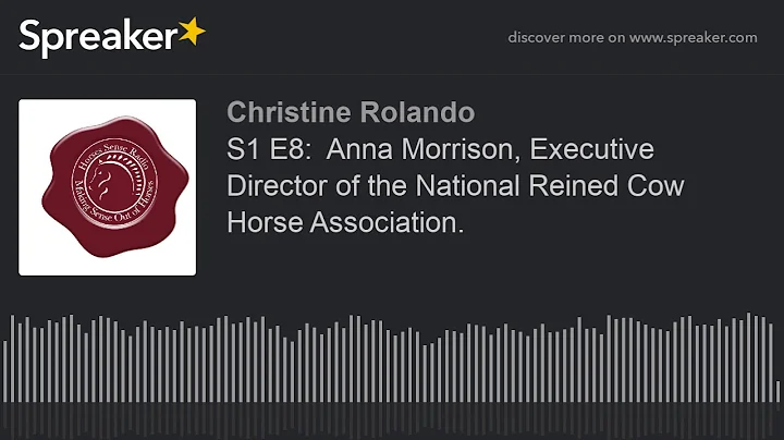 S1 E8:  Anna Morrison, Executive Director of the N...