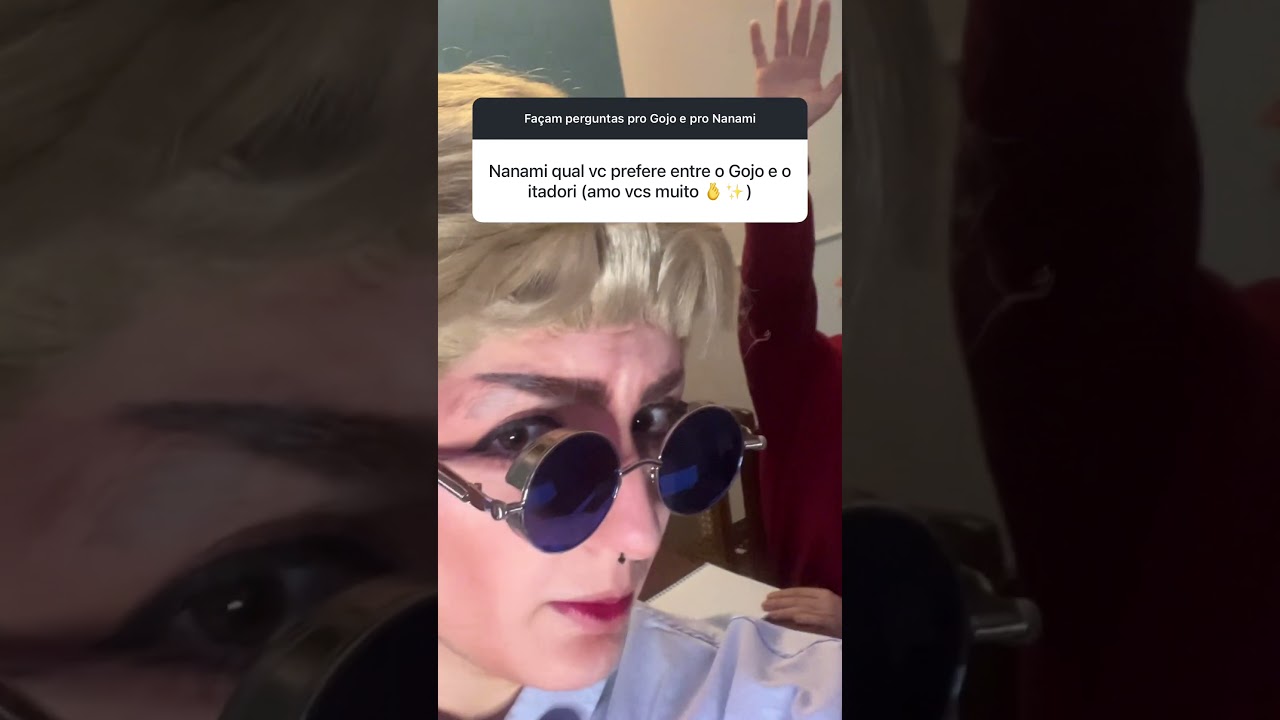 GOJO E NANAMI RESPONDEM!! #cosplay #jujutsukaisen #gojosatoru ​⁠ @Nandalorenzine