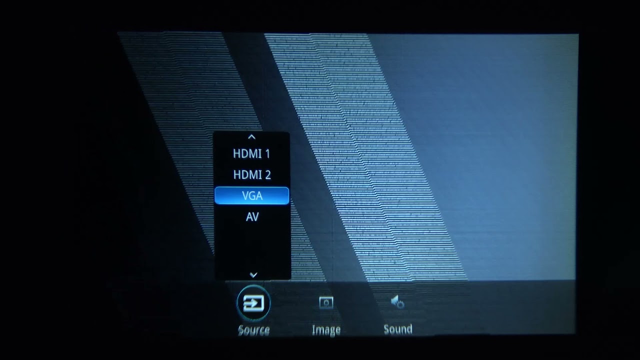 How to Change Source on OVERMAX Multipic 3.5 FullHD Projector - Switch Between HDMI and VGA Input