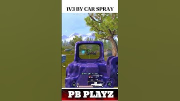 Insane 1v3 Car Spray Clutch in BGMI 🔥😳#filterchallenge @wait for PB playz