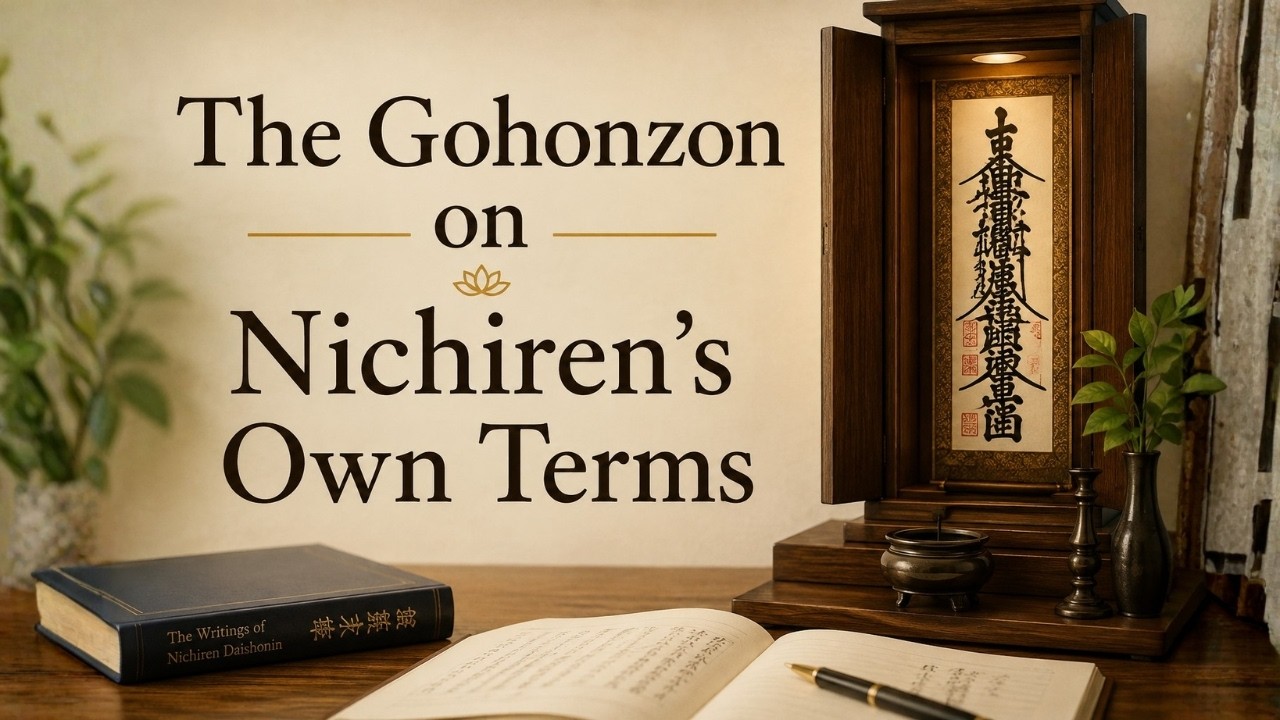 The Gohonzon on Nichiren's Own Terms | Nichiren Buddhism