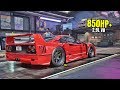 Need For Speed Heat Gameplay 850HP FERRARI F40 Customization Max Build Need For Speed Heat Gameplay 850HP FERRARI F40 Customization Max Build