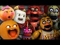Guess The FNAF Characters Challenge with Annoying Orange, Marshmallow, And Sis!