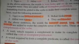 3.Verb of incomplete prediction.