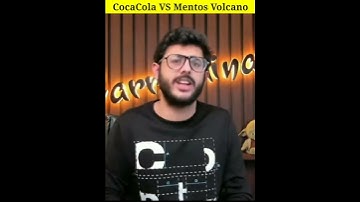 CocaCola VS Mentos Volcano #shorts #mrindianhacker #yashkeexperiments #ytshorts #crazyxyz