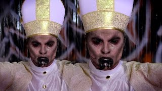 Demon Pope Halloween Makeup Tutorial