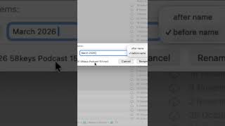 Rename documents in the Mac’s Finder