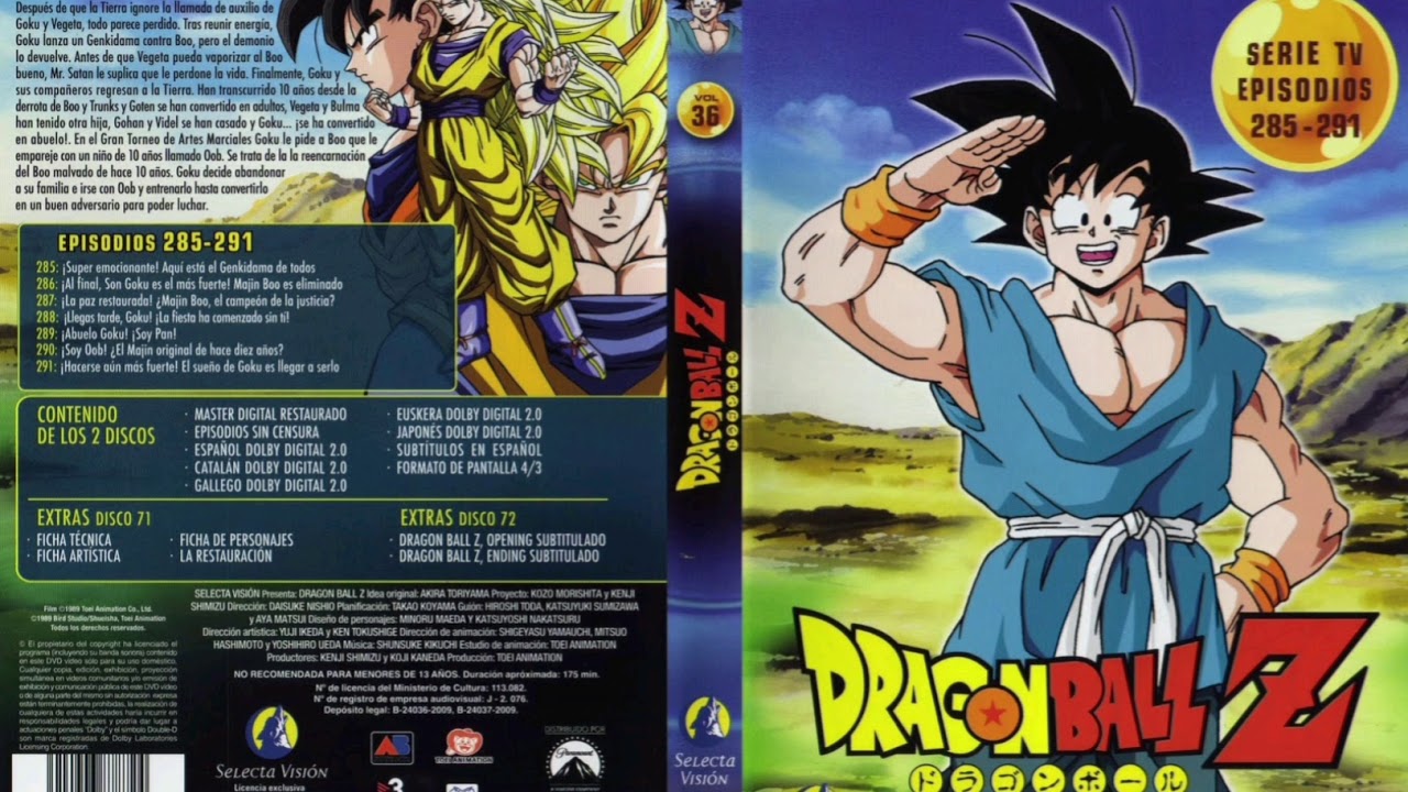Dragon Ball Z Saga De majin boo Completa Em 10 Dvds