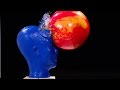 Dropping a bowling ball on jelly in extreme slow-mo has unexpected results