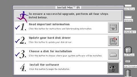 Mac OS 7.6 Installer Demo