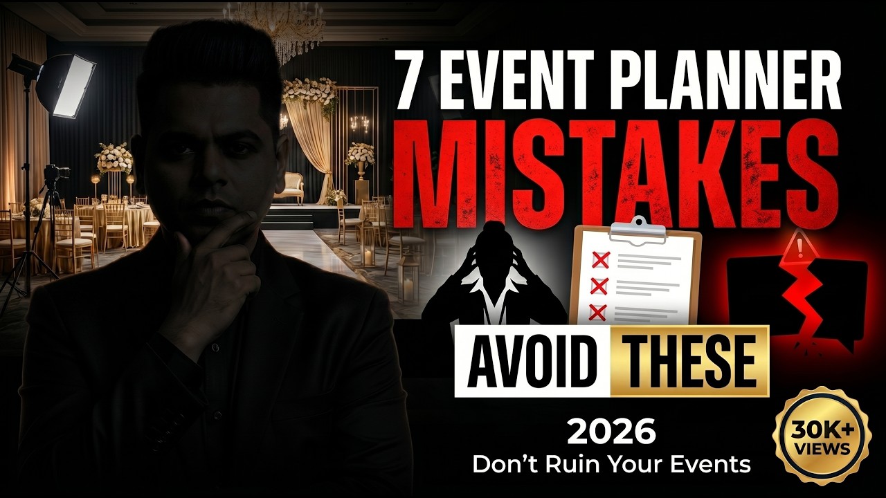 avoid event planning mistakes by using the right... 7 mistakes most "Event Planner" makes | Event Planning Mistakes to ...