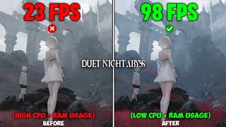 🔥 Duet Night Abyss – Fix HIGH CPU & RAM Usage + Reduce Input Delay (Ultimate Performance Guide)