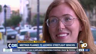 City leaders hold meetings to address streetlight sensor concerns