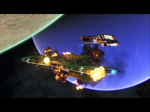 Infinity: Battlecape - Cruiser battle